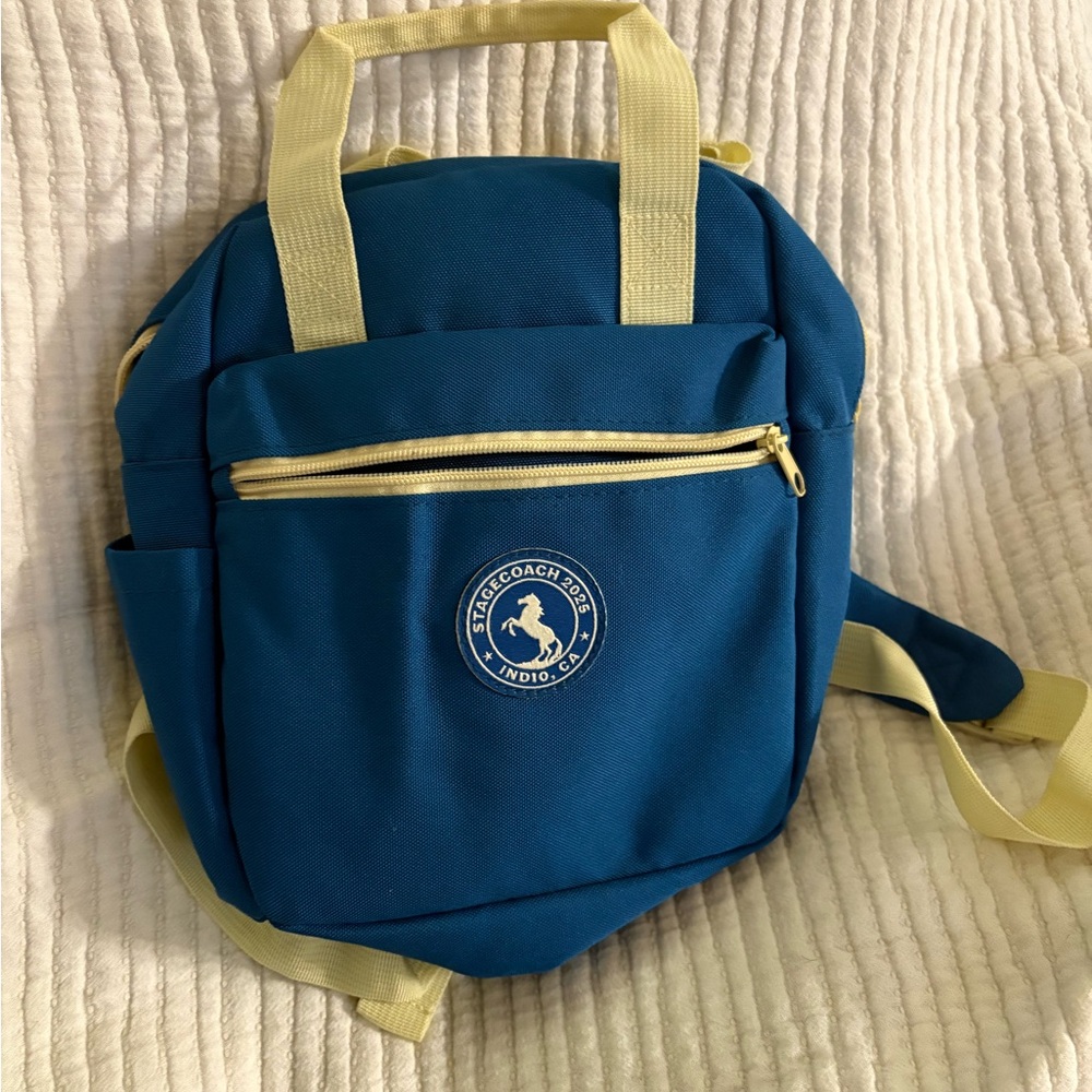 AMEX Stagecoach 2025 blue and Yellow Backpack